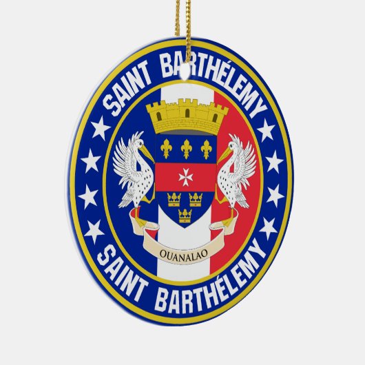 Saint Barthélemy Keramisch Ornament (Rechts)