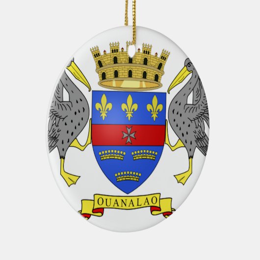 Saint Barthelemy Keramisch Ornament (Rechts)