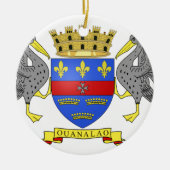 Saint Barthelemy Keramisch Ornament (Voorkant)