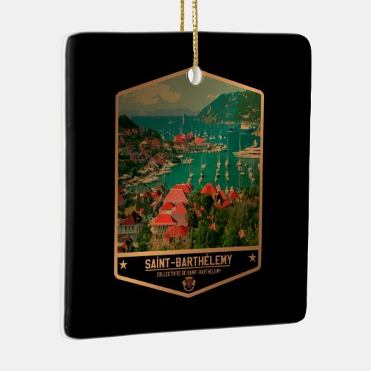 Saint Barthélemy Keramisch Ornament (Rechts)