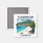 Saint-Barthélemy Magneet (Voorkant / Achterkant)