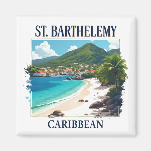 Saint-Barthélemy Magneet (Voorkant)