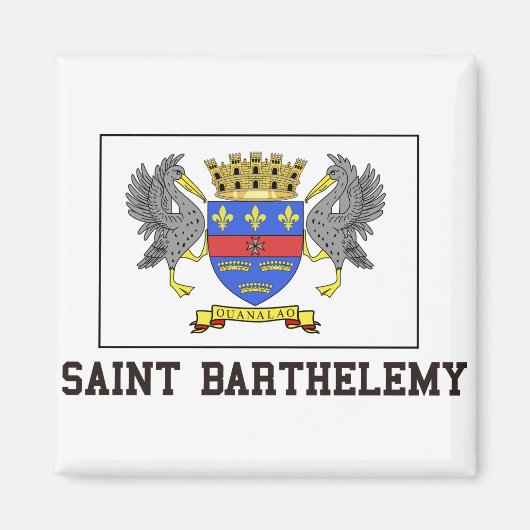 Saint Barthelemy Magneet (Voorkant)