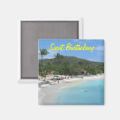 Saint Barthelemy magneet (Voorkant / Achterkant)