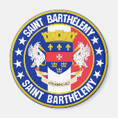 Saint Barthélemy Magneet (Voorkant)