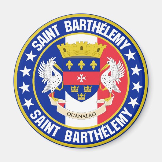 Saint Barthélemy Magneet (Voorkant)