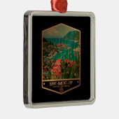 Saint Barthélemy Metalen Ornament (Rechts)