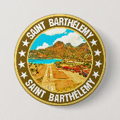 Saint Barthélemy Ronde Button 7,6 Cm (Voorkant)