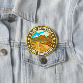 Saint Barthélemy Ronde Button 7,6 Cm (In situ)