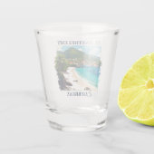 Saint-Barthélemy Shot Glas (Achterkant)