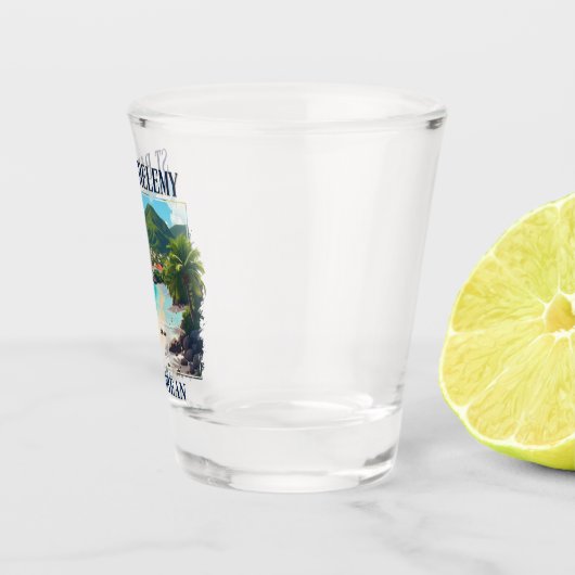 Saint-Barthélemy Shot Glas (Rechts)
