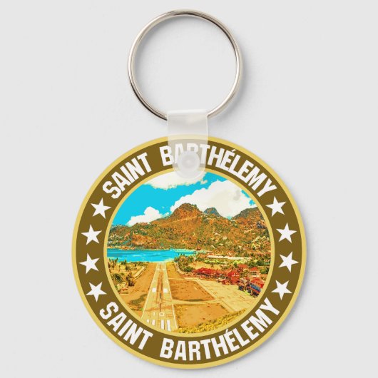 Saint Barthélemy Sleutelhanger (Voorkant)