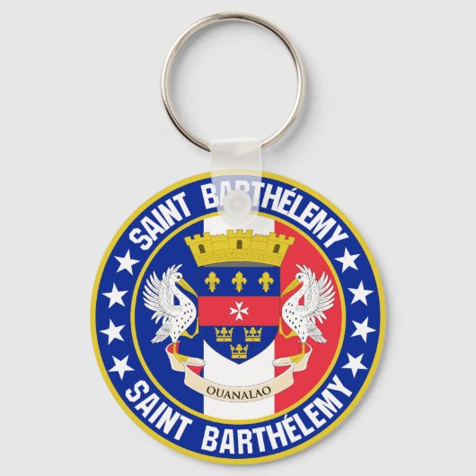 Saint Barthélemy Sleutelhanger (Voorkant)