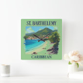 Saint-Barthélemy Vierkante Klok (Huis)
