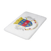 Saint Barthélemy-vlag Badmat (Gekanteld)