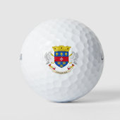 Saint Barthélemy-vlag Golfballen (Voorkant)