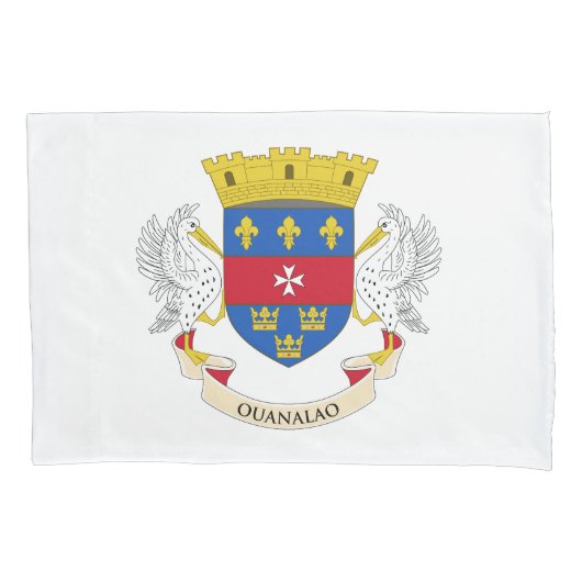 Saint Barthélemy-vlag Kussensloop (Voorkant)