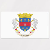 Saint Barthélemy-vlag Labels (Design 2)