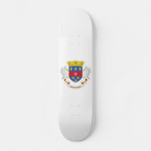 Saint Barthélemy-vlag Persoonlijk Skateboard (Voorkant)