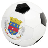 Saint Barthélemy-vlag Voetbal (Drie kwart)