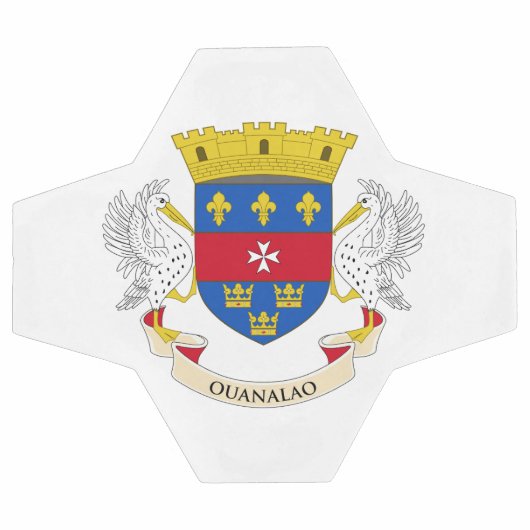 Saint Barthélemy-vlag Voetbal (Enkel)