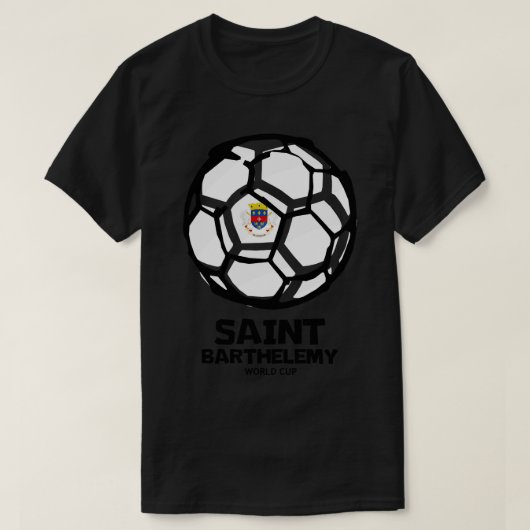 Saint Barthlemy Landenvlag T-shirt (Design voorkant)