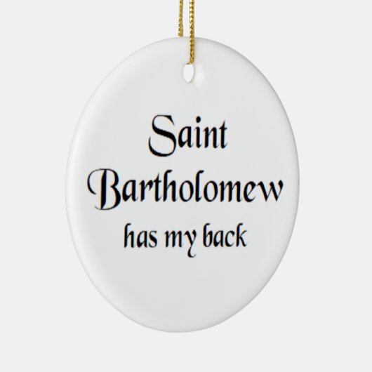 saint bartholomew keramisch ornament (Rechts)
