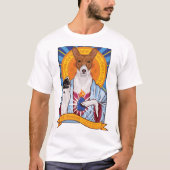 Saint Basenji Hond T-shirt (Voorkant)