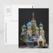 saint basil's nacht briefkaart (Voorkant / Achterkant)