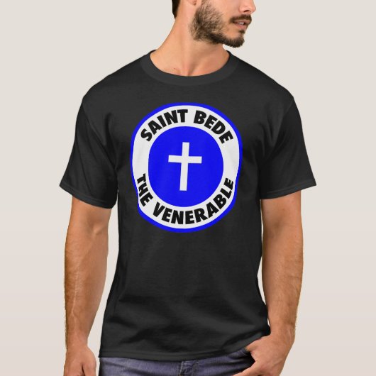 Saint Bede de eerbaarheid T-shirt (Voorkant)
