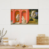 Saint Benedict - Filippino Lippi Fine Art Poster (Keuken)