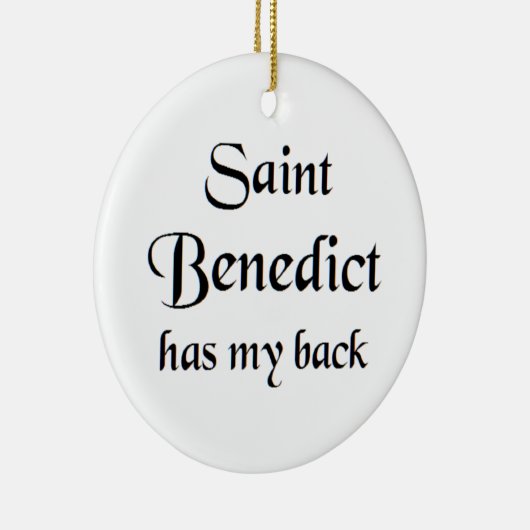 saint benedict keramisch ornament (Rechts)