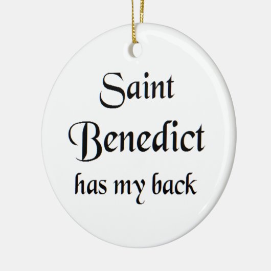 saint benedict keramisch ornament (Links)
