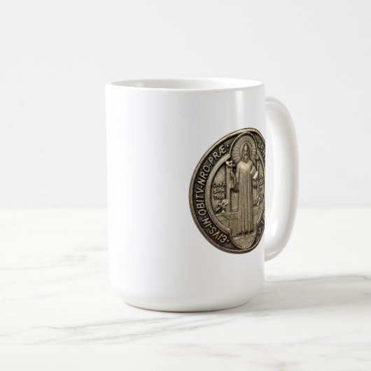 Saint Benedict Medaille Mok (Voorkant rechts)