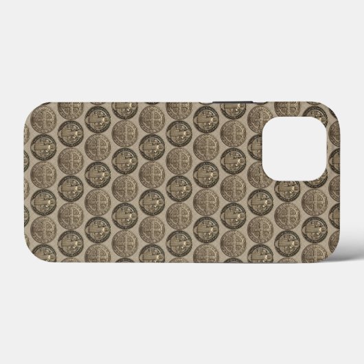 Saint Benedict Medaillon Muismat Case-Mate iPhone Case (Achterkant (horizontaal))