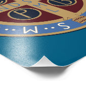 Saint Benedict Medal Foto Afdruk (Hoek)