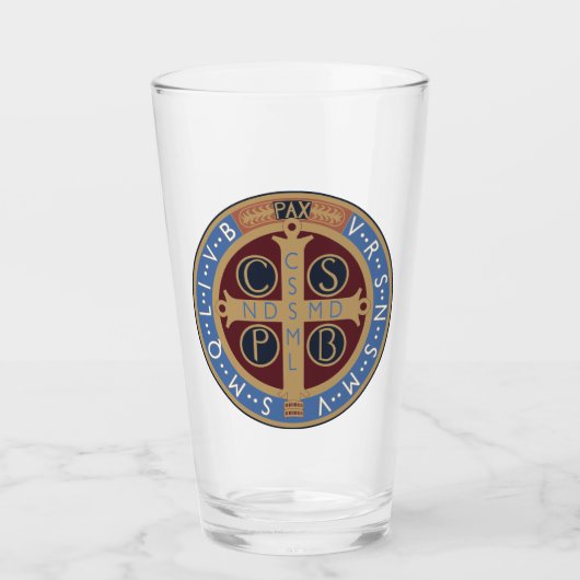 Saint Benedict Medal Glas (Voorkant)