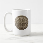 Saint Benedict Medal Mug Koffiemok (Links)