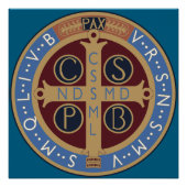 Saint Benedict Medal Perfect Poster (Voorkant)