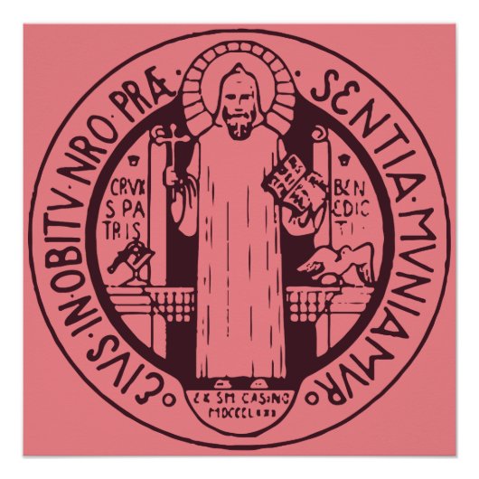Saint Benedict Medal Perfect Poster (Voorkant)