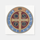 Saint Benedict Medal Servet (Voorkant)