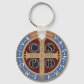 Saint Benedict Medal Sleutelhanger (Voorkant)