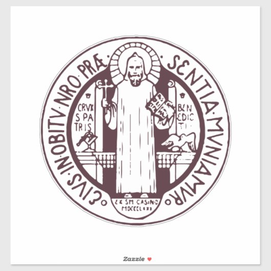 Saint Benedict Medal Sticker (Vel)