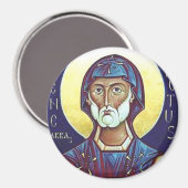 Saint Benedict van Nursia Magneet (Voorkant / Achterkant)