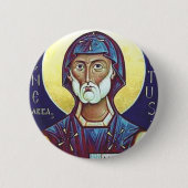 Saint Benedict van Nursia Ronde Button 5,7 Cm (Voorkant)