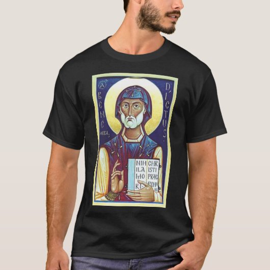 Saint Benedict van Nursia T-shirt (Voorkant)