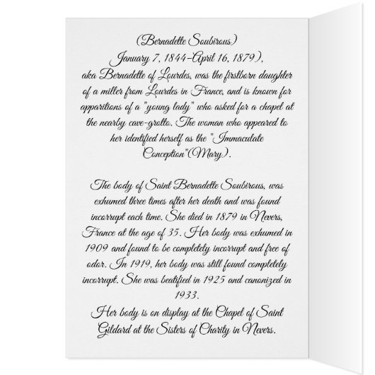 Saint Bernadette (Binnen (Links))