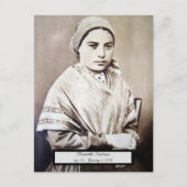 Saint Bernadette Briefkaart (Voorkant)