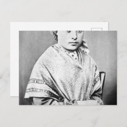 Saint Bernadette Briefkaart (Voorkant / Achterkant)