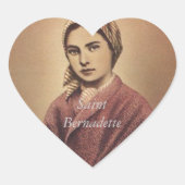 SAINT BERNADETTE HART STICKER (Voorkant)